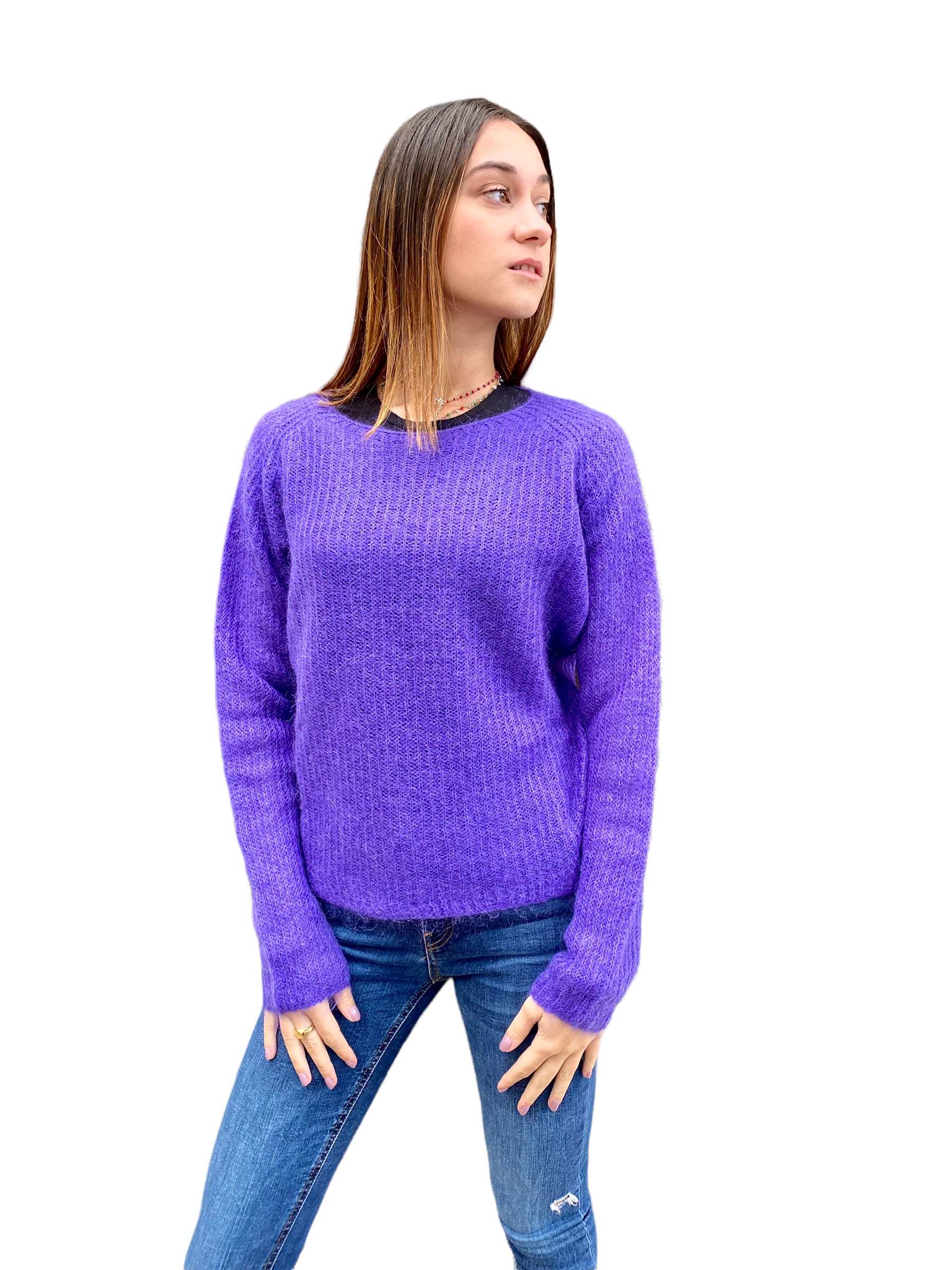 Kontatto purple pullover