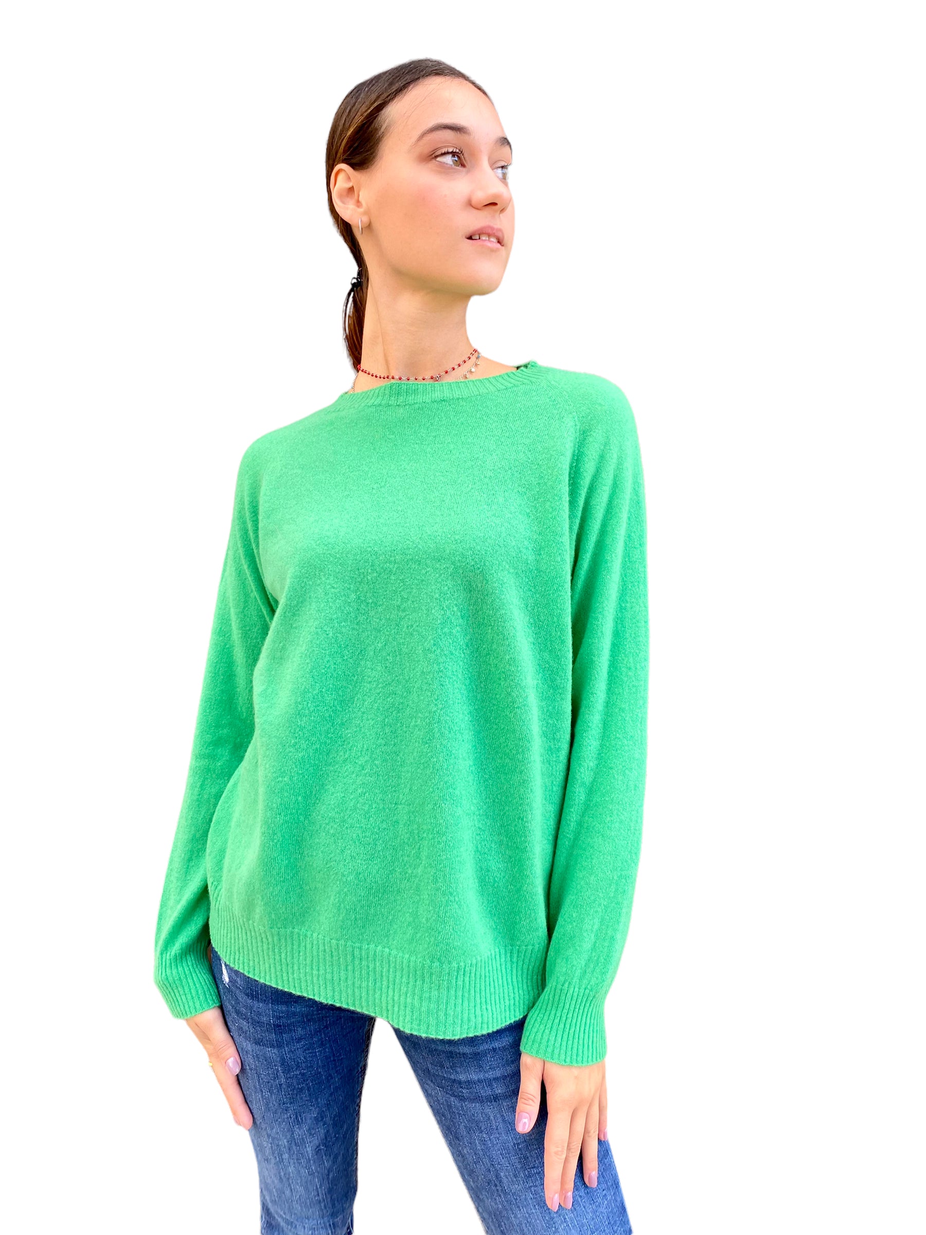 Vicolo green cashmere pullover