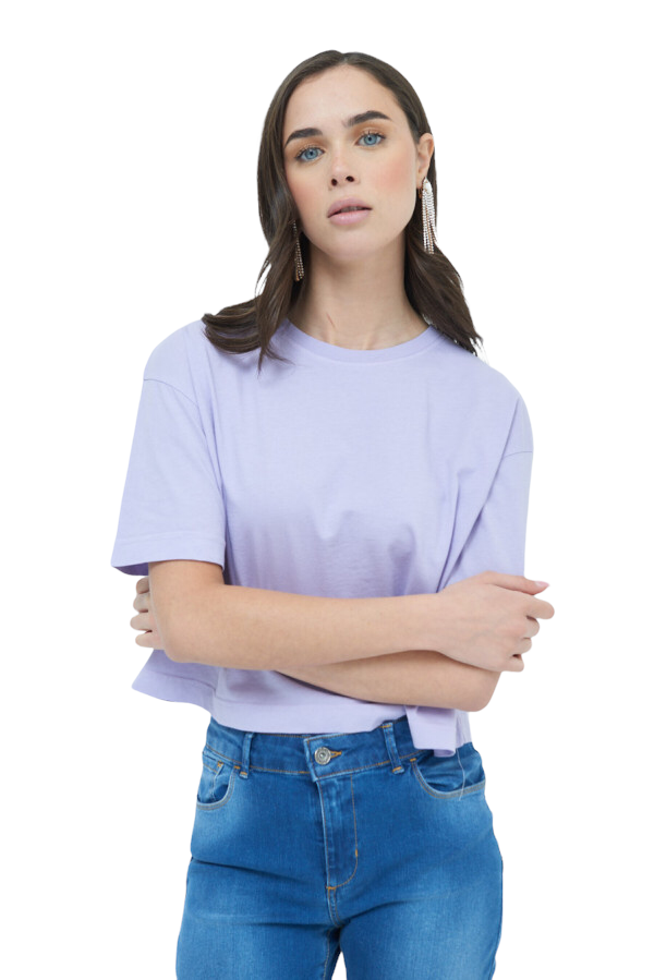 kikisix lilac t-shirt