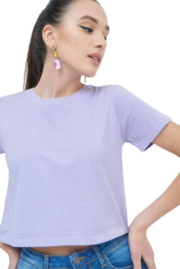 Kikisix lilac micro t-shirt