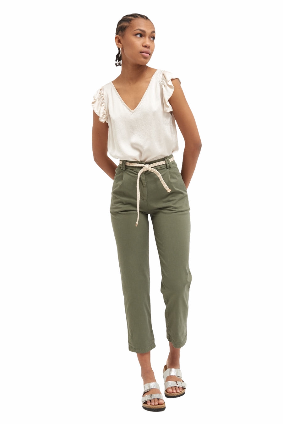 Kikisix green pants